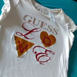 'Guess LOVE' girls top